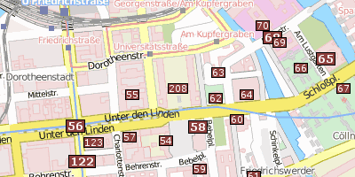 Humboldt Universität Berlin Stadtplan