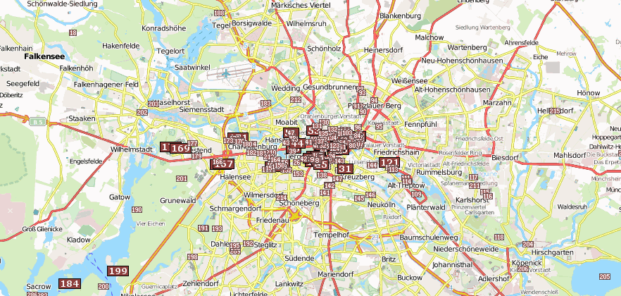 Berlin Reiseführer mit Sehenswürdigkeiten direkt per Landkarte