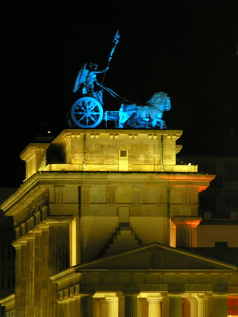 Quadriga bei Nacht - Berlin (Berlin)