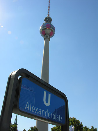 Alexanderplatz und Fernsehturm - Berlin (Berlin)