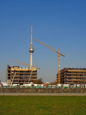 Palast der Republik und der Fernsehturm - Berlin (Berlin)