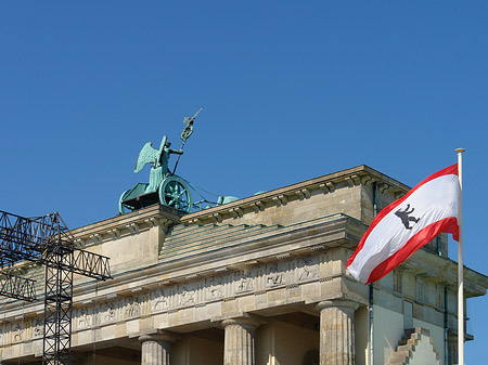 Brandenburger Tor mit Fanmeile - Berlin (Berlin)