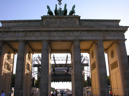 Brandenburger Tor mit Fanmeile - Berlin (Berlin)