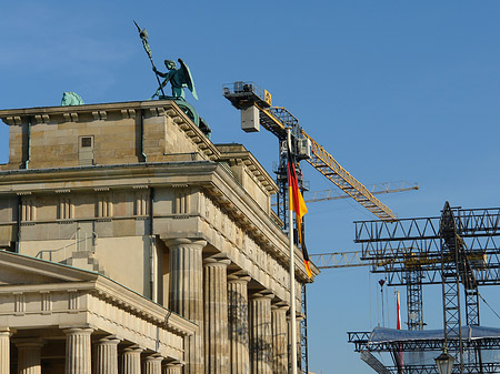 Brandenburger Tor mit Fanmeile - Berlin (Berlin)