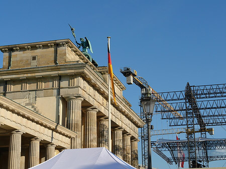 Brandenburger Tor mit Fanmeile - Berlin (Berlin)