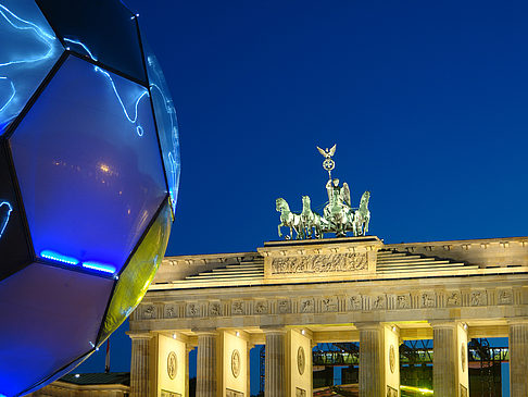 Foto Brandenburger Tor bei Nacht - Berlin