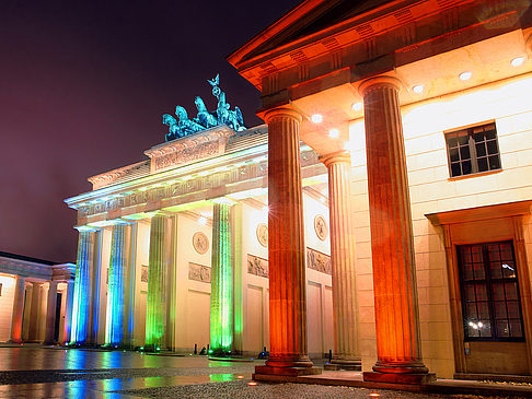 Foto Brandenburger Tor bei Nacht