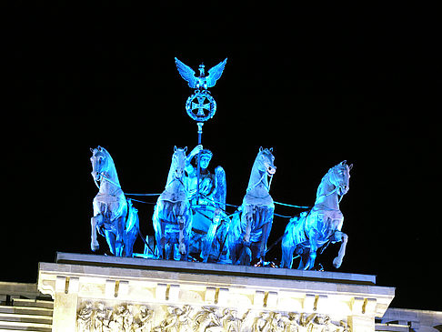 Foto Quadriga bei Nacht