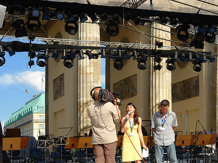 Foto Bühne auf dem Fanfest - Berlin