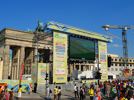 Foto Showbühne am Brandenburger Tor