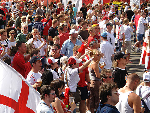 Englische Fans Foto 