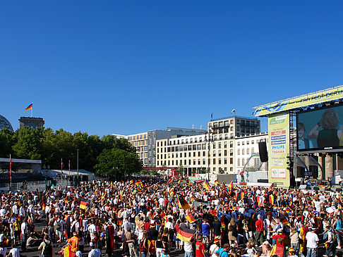 Leinwand und Fans