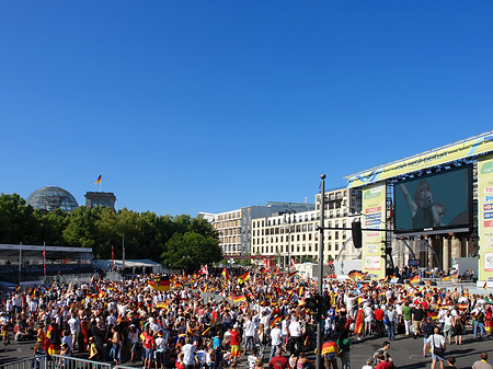 Foto Leinwand und Fans - Berlin