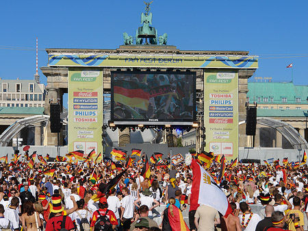 Foto Leinwand und Fans - Berlin