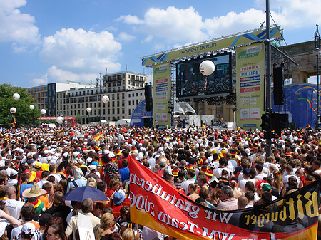 Leinwand und Fans