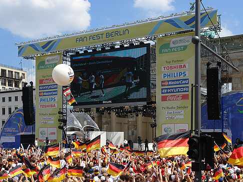 Leinwand und Fans Foto 