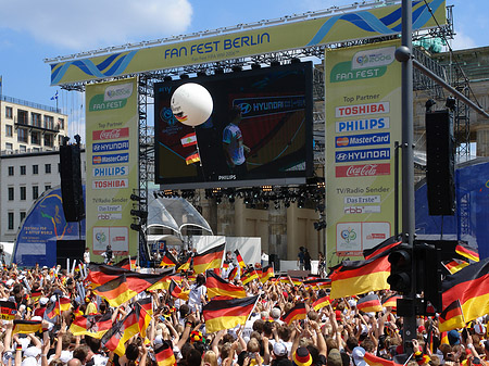 Foto Leinwand und Fans - Berlin