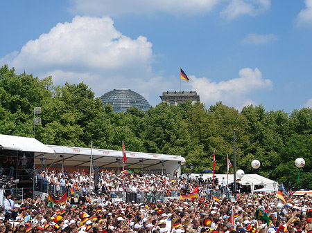 Foto Tribünen am Brandenburger Tor