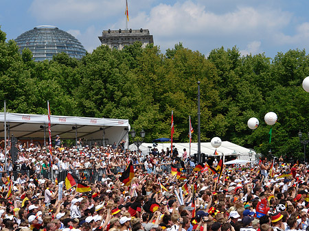 Tribünen am Brandenburger Tor Fotos