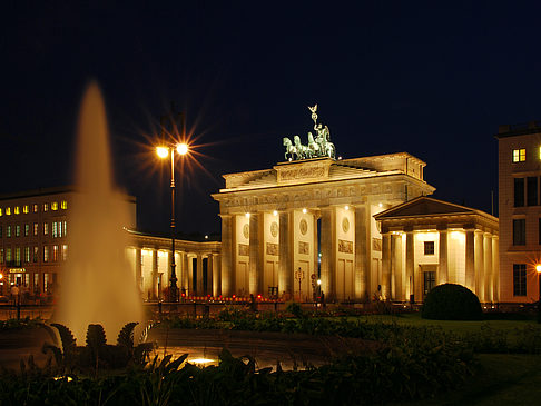 Foto Brandenburger Tor bei Nacht - Berlin