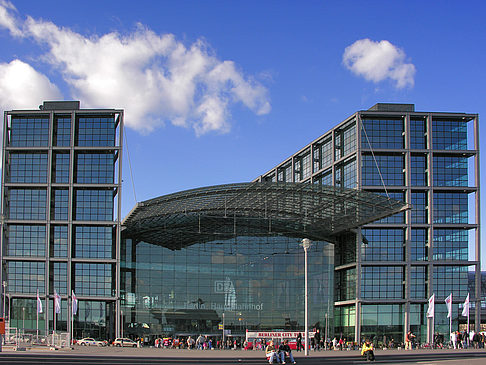 Blick auf den Hauptbahnhof Foto 