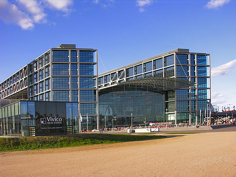 Blick auf den Hauptbahnhof Foto 