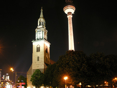 Fernsehturm und Marienkirche - Berlin (Berlin)