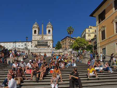 Treppe mit Kirche - Latium (Rom) (Rom)