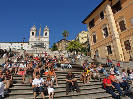 Treppe mit Kirche - Latium (Rom) (Rom)