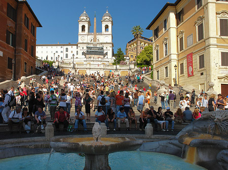 Treppe mit Kirche - Latium (Rom) (Rom)